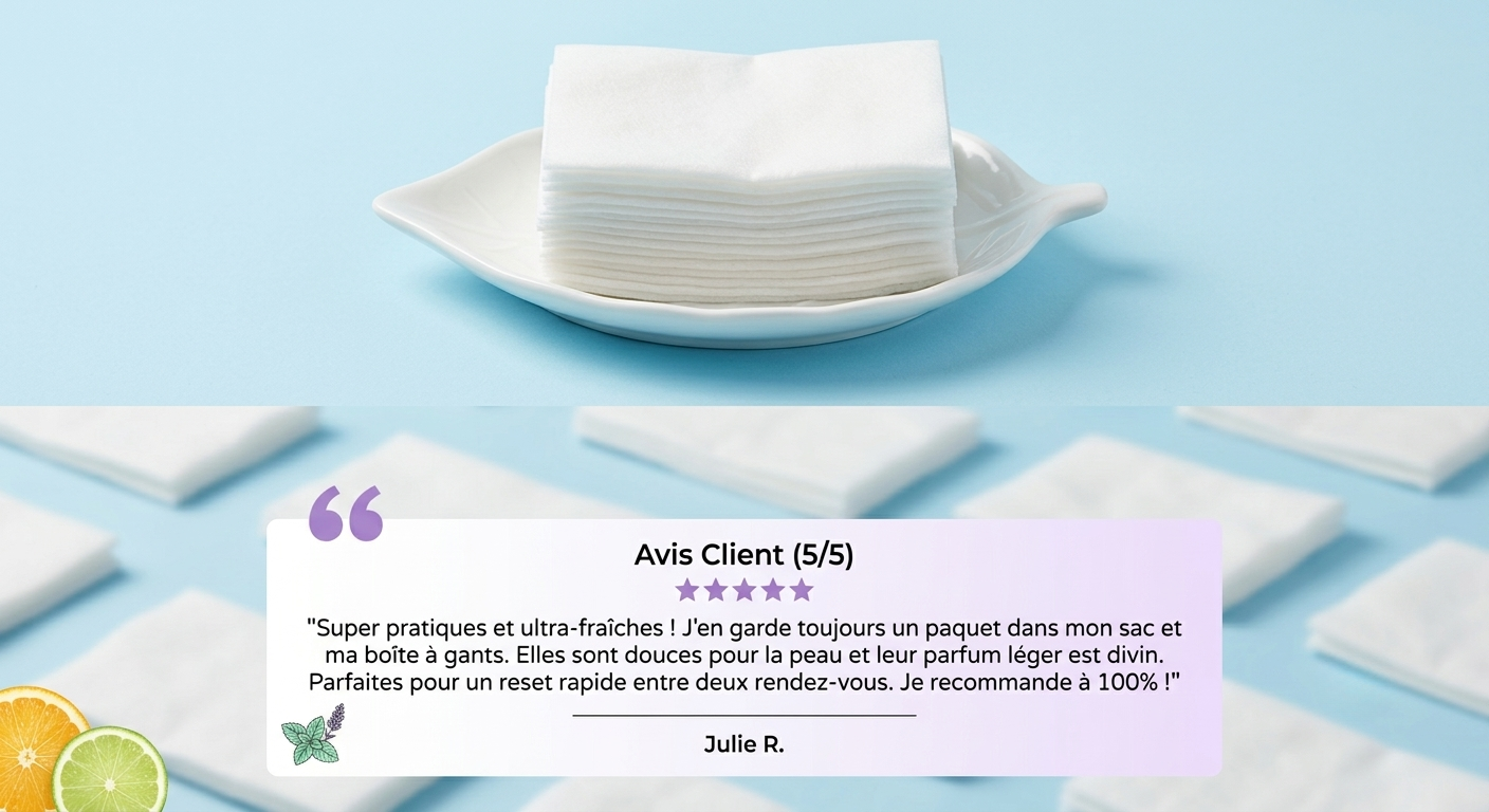 Lingettes pré-patch